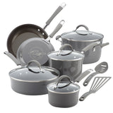 Rachael Ray Cucina Hard Enamel Nonstick 12-Piece Cookware Set