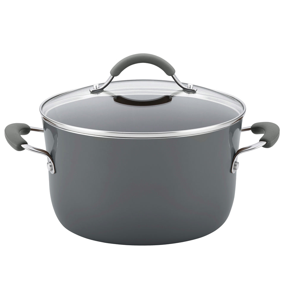 Rachael Ray Cucina Hard Enamel Nonstick 12-Piece Cookware Set