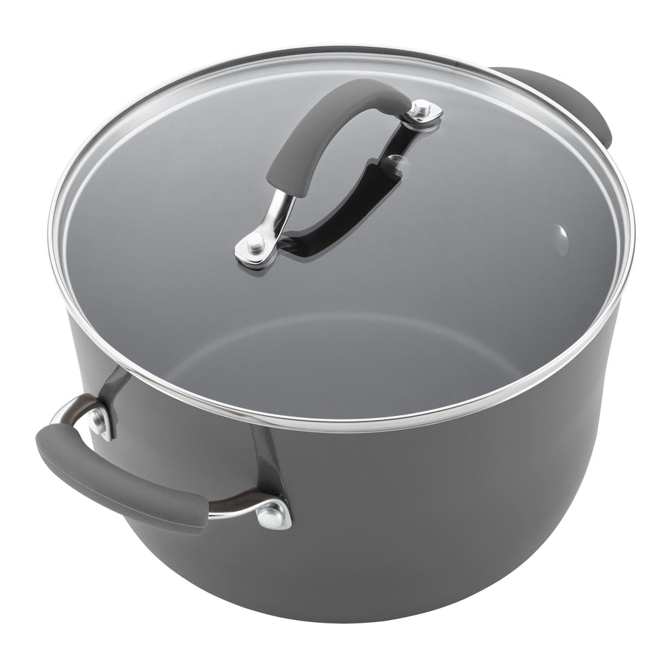 Rachael Ray Cucina Hard Enamel Nonstick 12-Piece Cookware Set