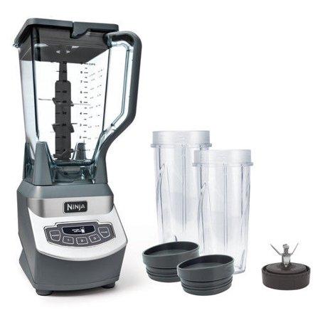 Ninja Professional with Single Serve Cups 3 Speed Blender Silver (BL660)