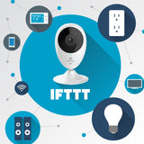 Mini O 720p HD Wi-Fi Smart Home Video Monitoring Security Surveillance Camera