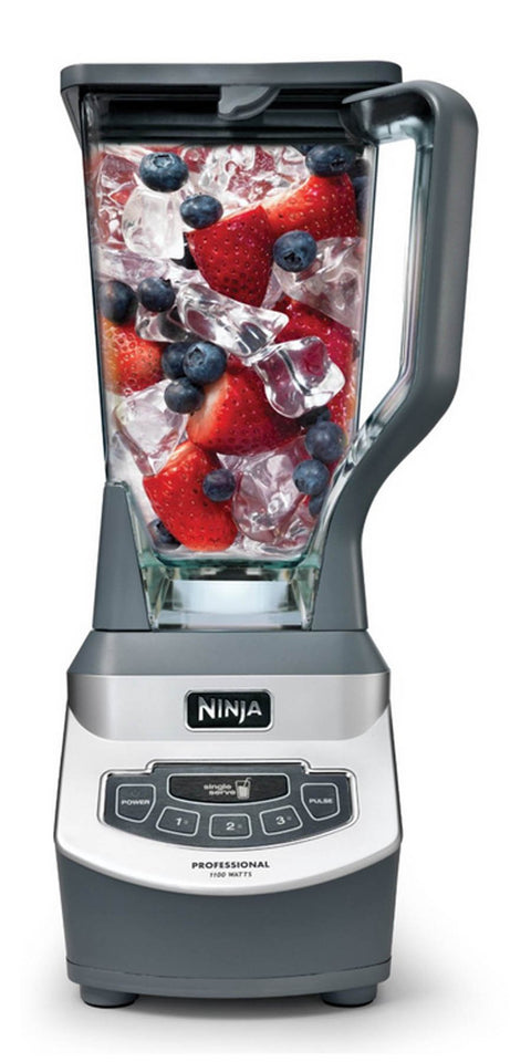 Ninja Professional with Single Serve Cups 3 Speed Blender Silver (BL660)