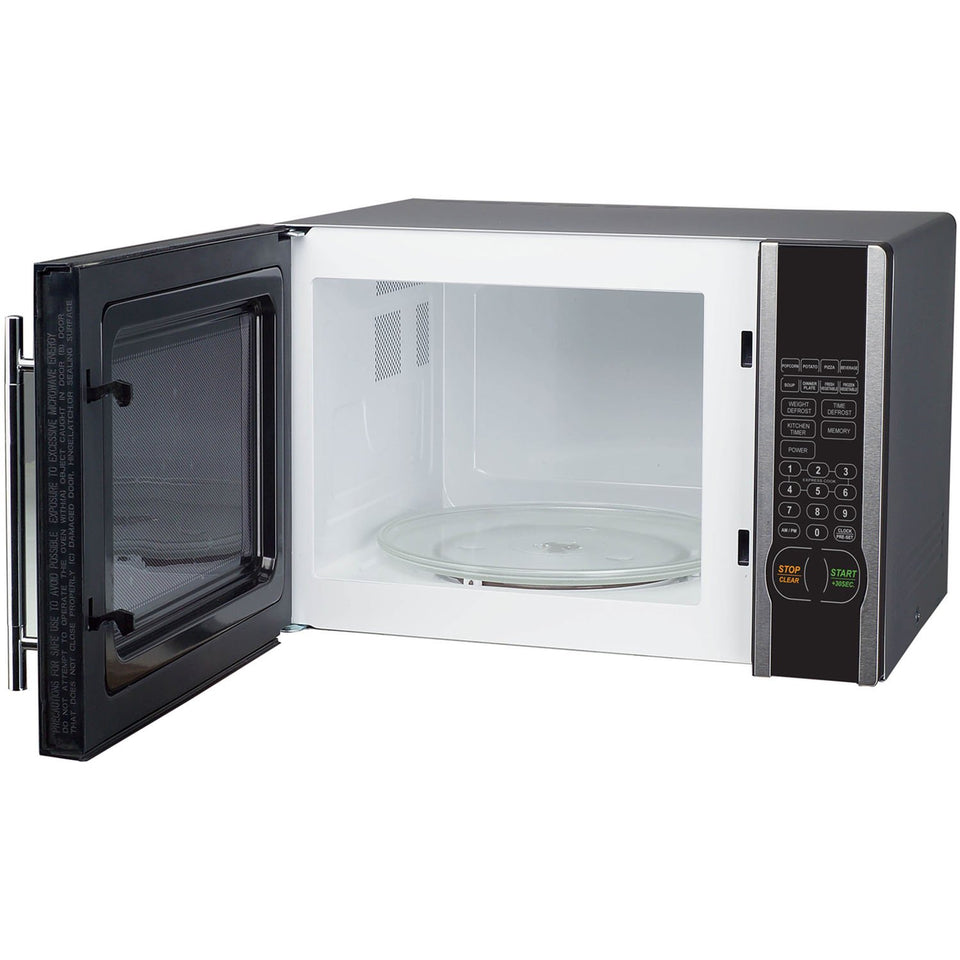 Magic Chef 1.1 Cu. Ft. 1000W Countertop Microwave Oven with Stylish Door Handle