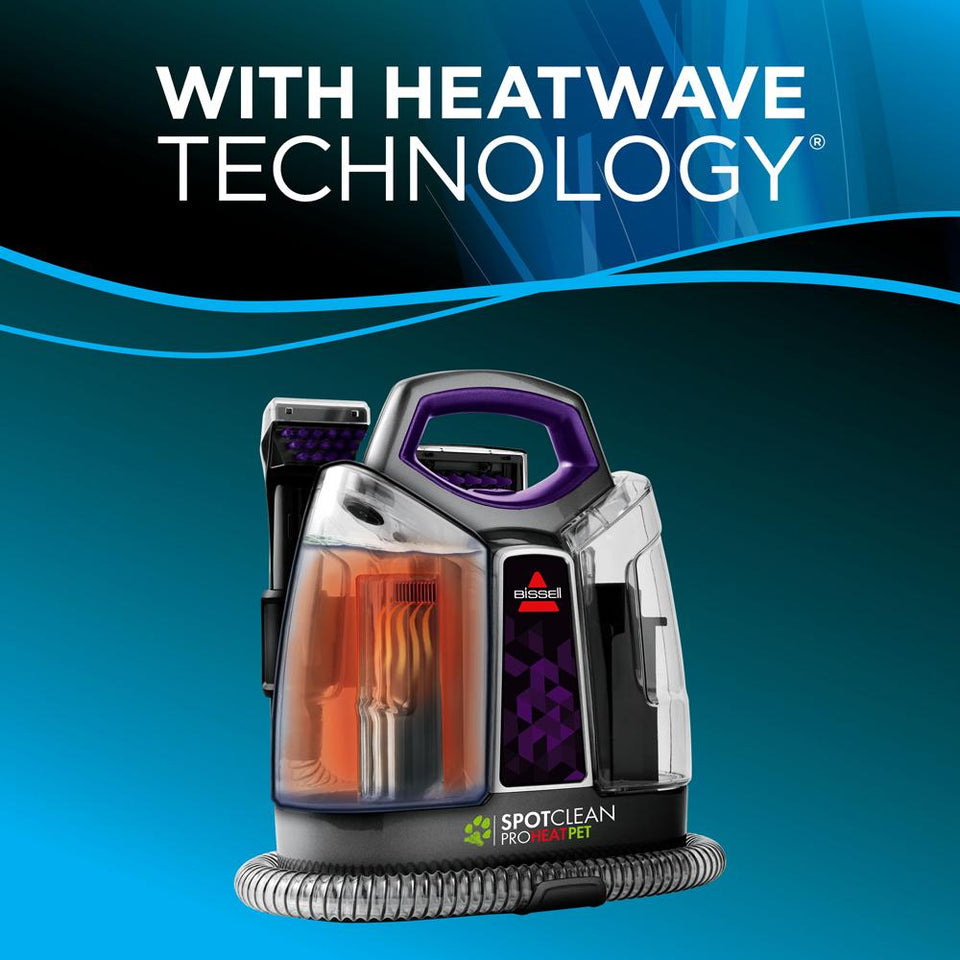 BISSELL SpotClean ProHeat Pet Portable Carpet Cleaner, 6119W