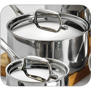 Tramontina 8-Piece 18/10 Stainless Steel Tri-Ply Clad Cookware Set