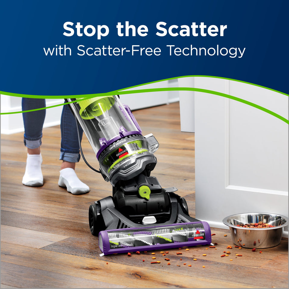 BISSELL PowerLifter Pet Rewind with Swivel Bagless Upright Vacuum, 2259
