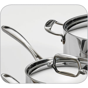 Tramontina 8-Piece 18/10 Stainless Steel Tri-Ply Clad Cookware Set