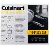 Cuisinart Chef's Classic Stainless Cookware - 10 Piece, 10.0 PIECE(S)