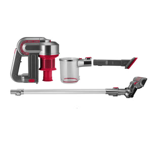 Kalorik Red/Silver 2-in-1 Cordless Cyclonic Vacuum Cleaner