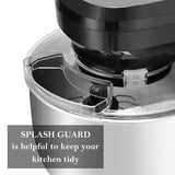 6 Speed 7.5 Qt Tilt-Head Stainless Steel Electric Food Stand Mixer