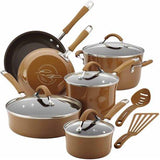 Rachael Ray Cucina Hard Enamel Nonstick 12-Piece Cookware Set