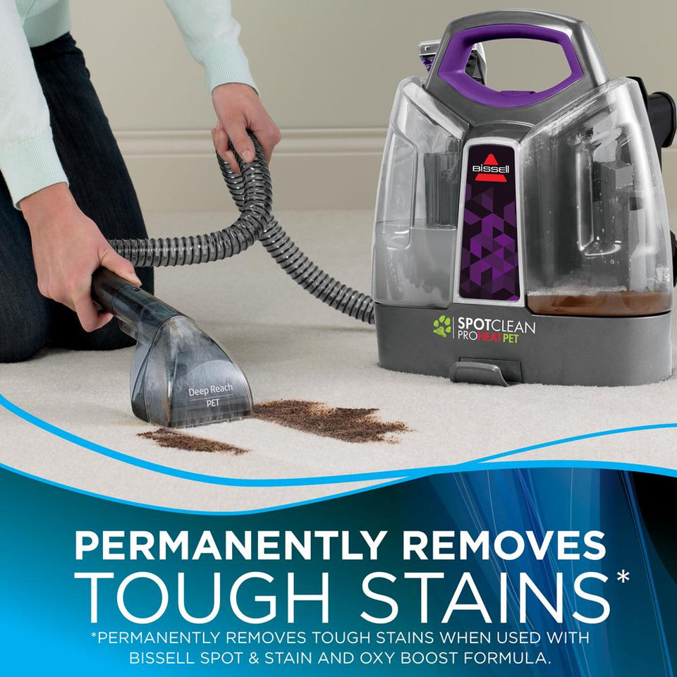 BISSELL SpotClean ProHeat Pet Portable Carpet Cleaner, 6119W